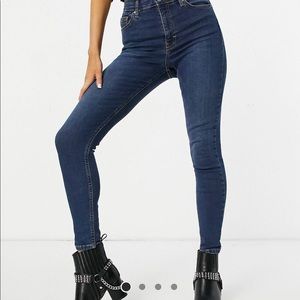 Topshop Jamie jeans in indigo